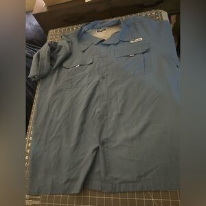 Habit  Men's Casual Blue Shirt